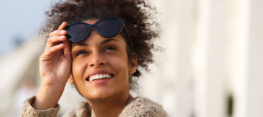 girl with healthy teeth smiling